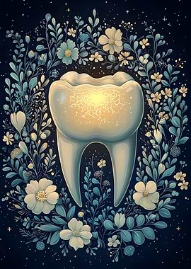 Floral Glow Tooth