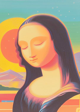 Mona Lisa Sunset