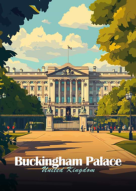 Buckingham Palace Poster