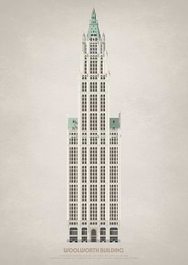 Woolworth Building Illustration