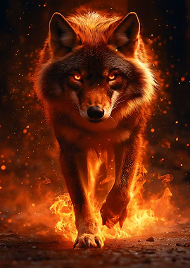 Fiery Wolf