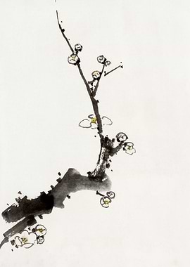 Hokusai’s tree branch