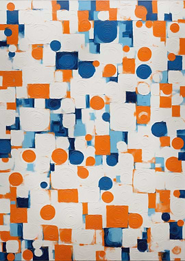 Abstract Geometric Painting