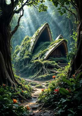 Jungle Sydney Opera House Ruins