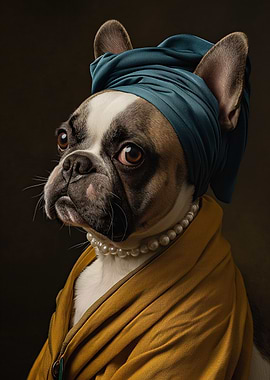 French Bulldog pearl