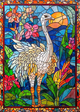 Stained Glass Bird