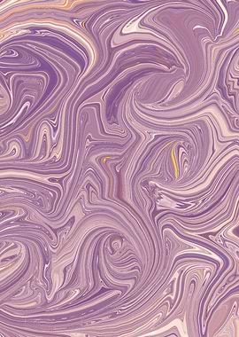 Purple Swirl Abstract Art