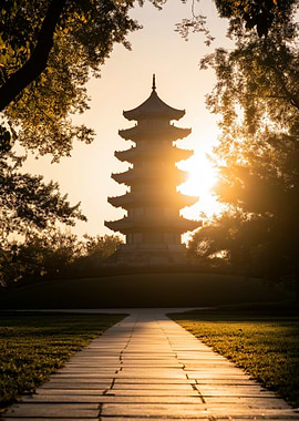 Pagoda Sunset