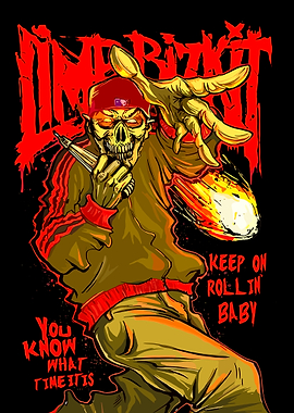 Skull Rapper Illustration