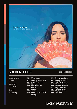 Golden Hour (2018) Album by Kacey Musgraves