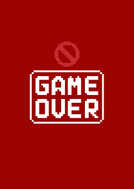 Game Over Pixel Art