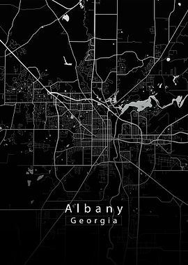 Albany Georgia City Map
