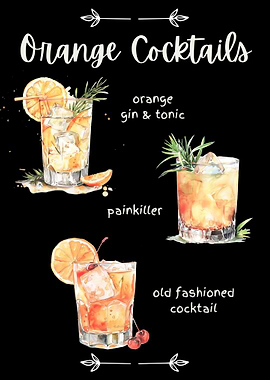 Orange Cocktails No 2