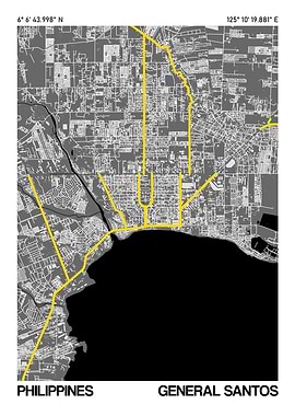 General Santos City Street Map