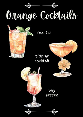 Orange Cocktails No 1