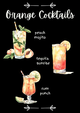 Orange Cocktails No 3