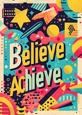 Believe Achieve Poster