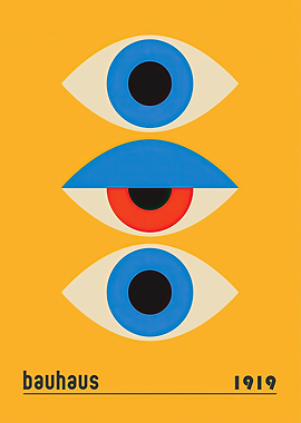 Bauhaus Eye Poster