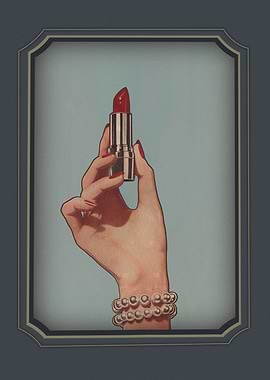Vintage Lipstick Ad