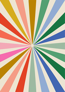 Rainbow Sunburst