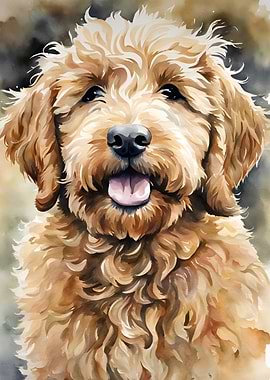 Aquarell Dog