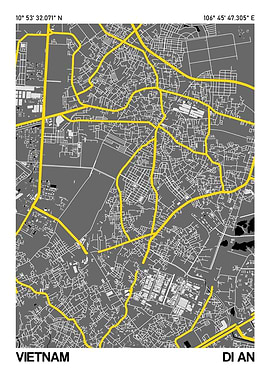 Di An City Street Map