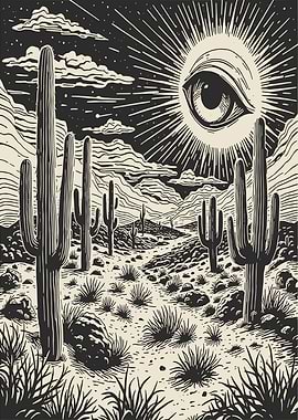Desert Eye Landscape
