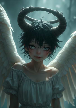 Angel with Horns