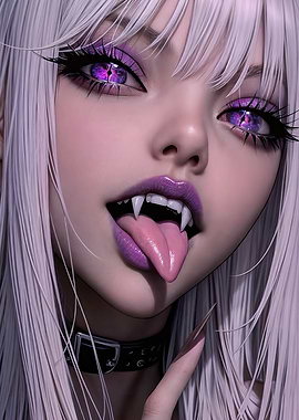 Anime Vampire Girl Ahegao