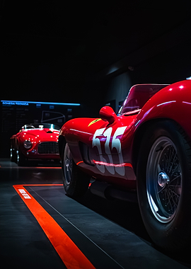 Red Classic Ferrari 315 S