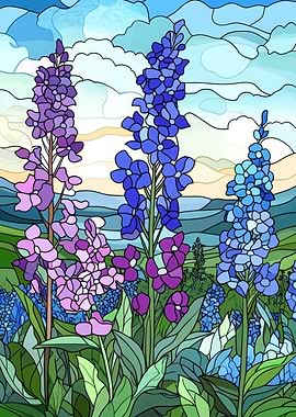 Stained Glass Flowers