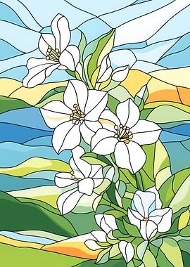 Stained Glass Flowers