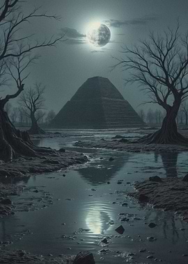 Moonlit Pyramid