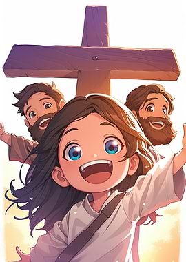 Anime Jesus & Disciples