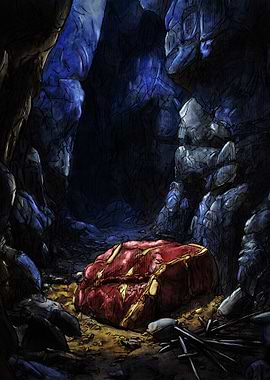Treasure Chest in Cave
