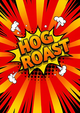 Hog Roast Comic Art
