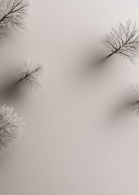 Winter Trees Minimalist