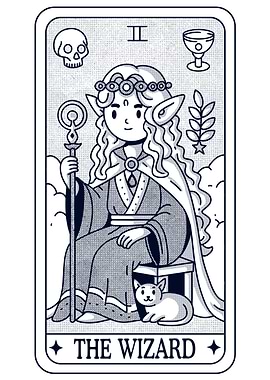 The Wizard Tarot Card