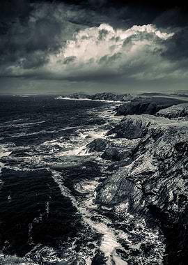 Stormy Coastline