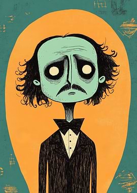 Edgar Allan Poe Illustration