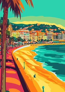 Cannes France Beach