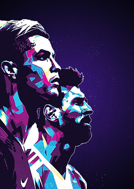 Ronaldo & Messi Portrait