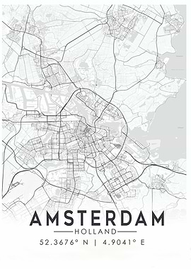 Amsterdam City Map