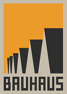 Bauhaus Geometric Art Print
