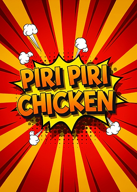 Piri Piri Chicken Comic Art