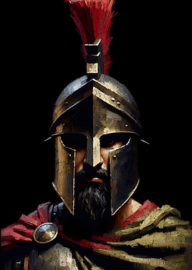 Spartan Warrior Poster