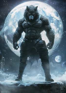 Werewolf Under Full Moon