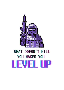 Level Up Pixel Art