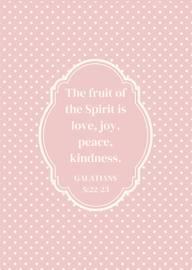 Bible Verse The Fruit of the Spirit Galatians 5:22-23