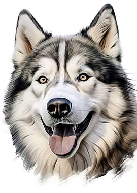 Husky Portrait